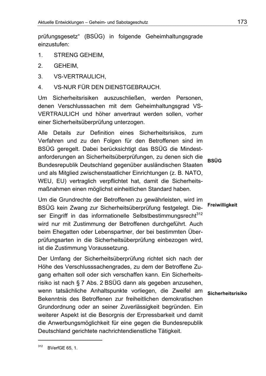 Seite 173 des Verfassungsschutzbericht 2004 Berlin