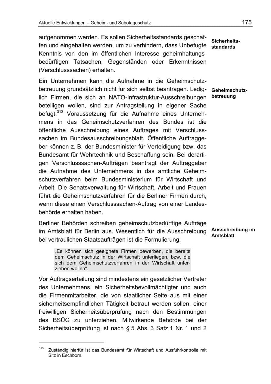 Seite 175 des Verfassungsschutzbericht 2004 Berlin
