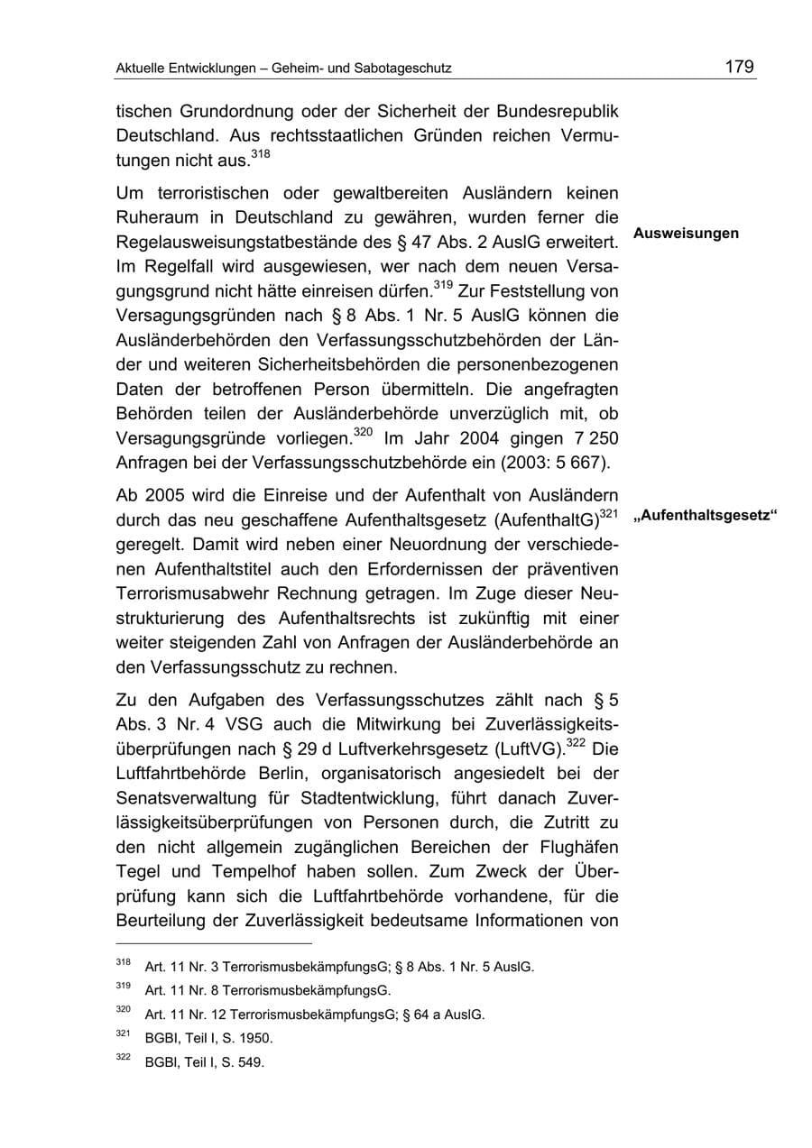 Seite 179 des Verfassungsschutzbericht 2004 Berlin