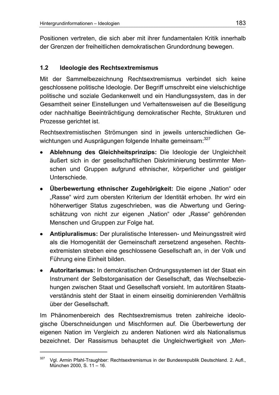 Seite 183 des Verfassungsschutzbericht 2004 Berlin