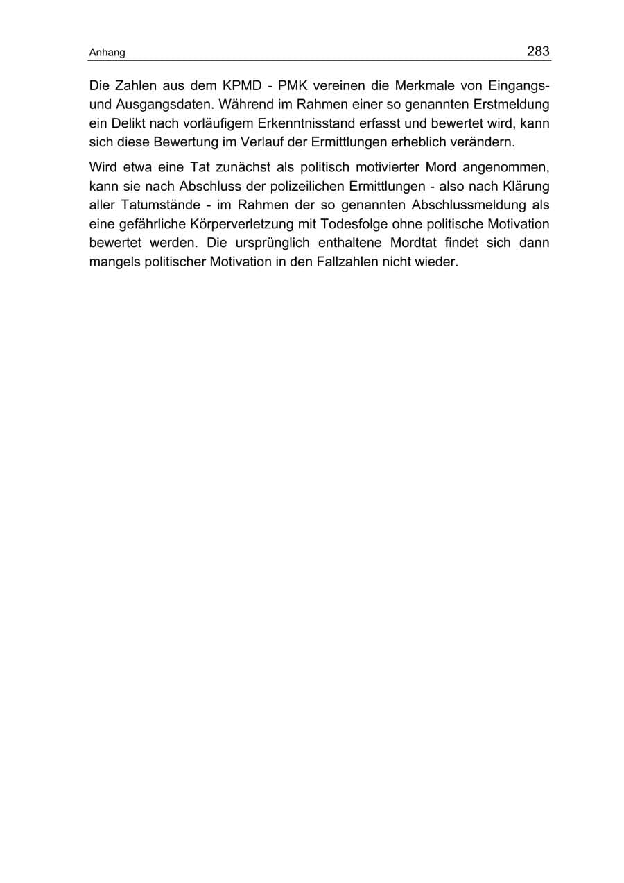 Seite 283 des Verfassungsschutzbericht 2004 Berlin