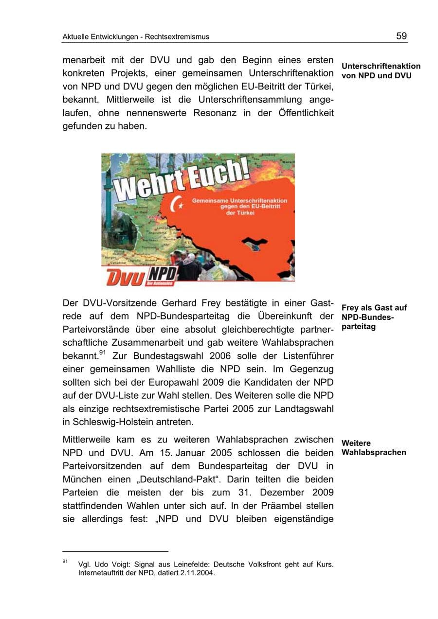 Seite 59 des Verfassungsschutzbericht 2004 Berlin