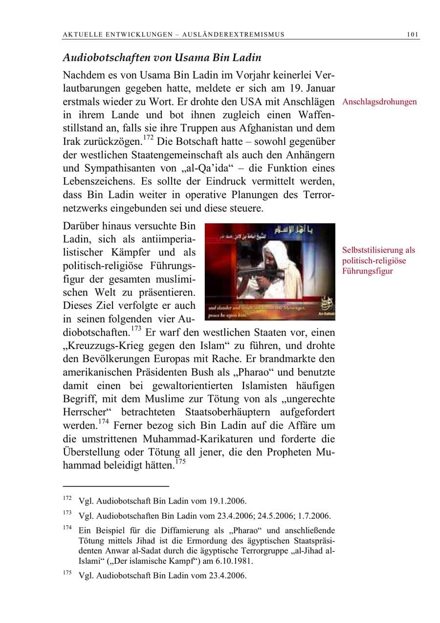 Seite 114 des Verfassungsschutzbericht 2006 Berlin