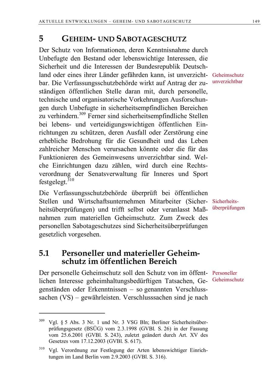 Seite 162 des Verfassungsschutzbericht 2006 Berlin