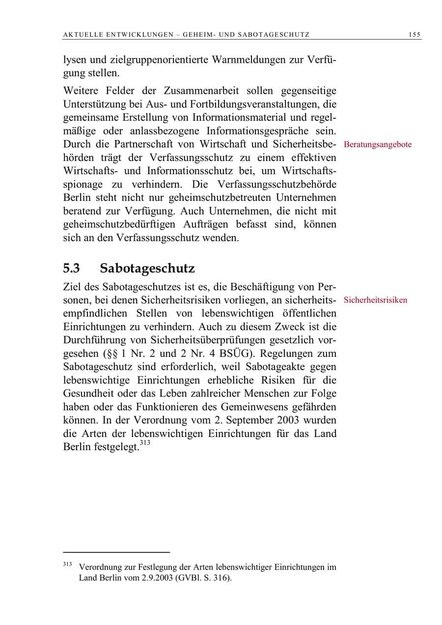 Seite 168 des Verfassungsschutzbericht 2006 Berlin