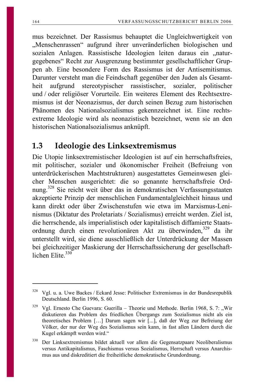 Seite 177 des Verfassungsschutzbericht 2006 Berlin