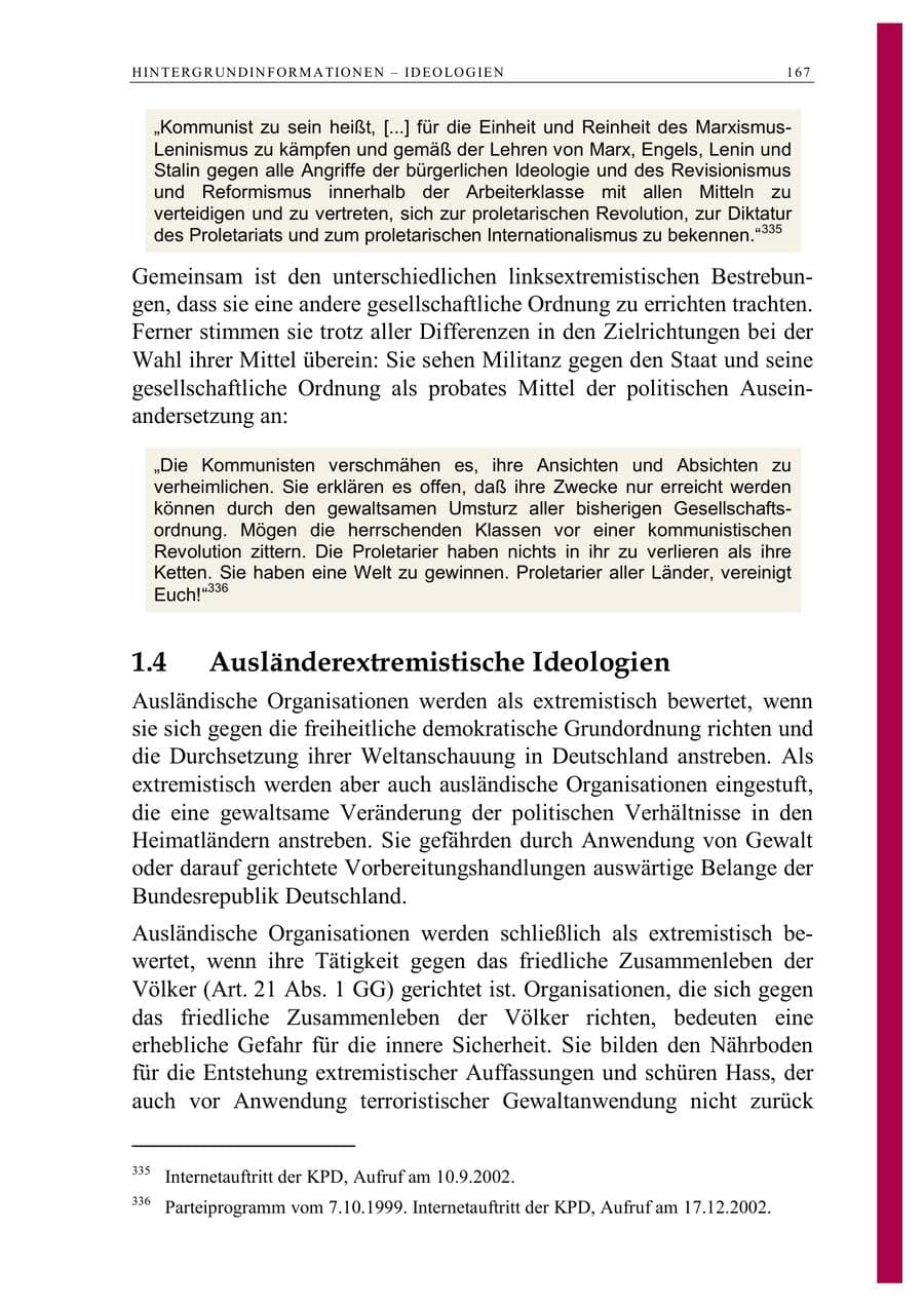 Seite 180 des Verfassungsschutzbericht 2006 Berlin