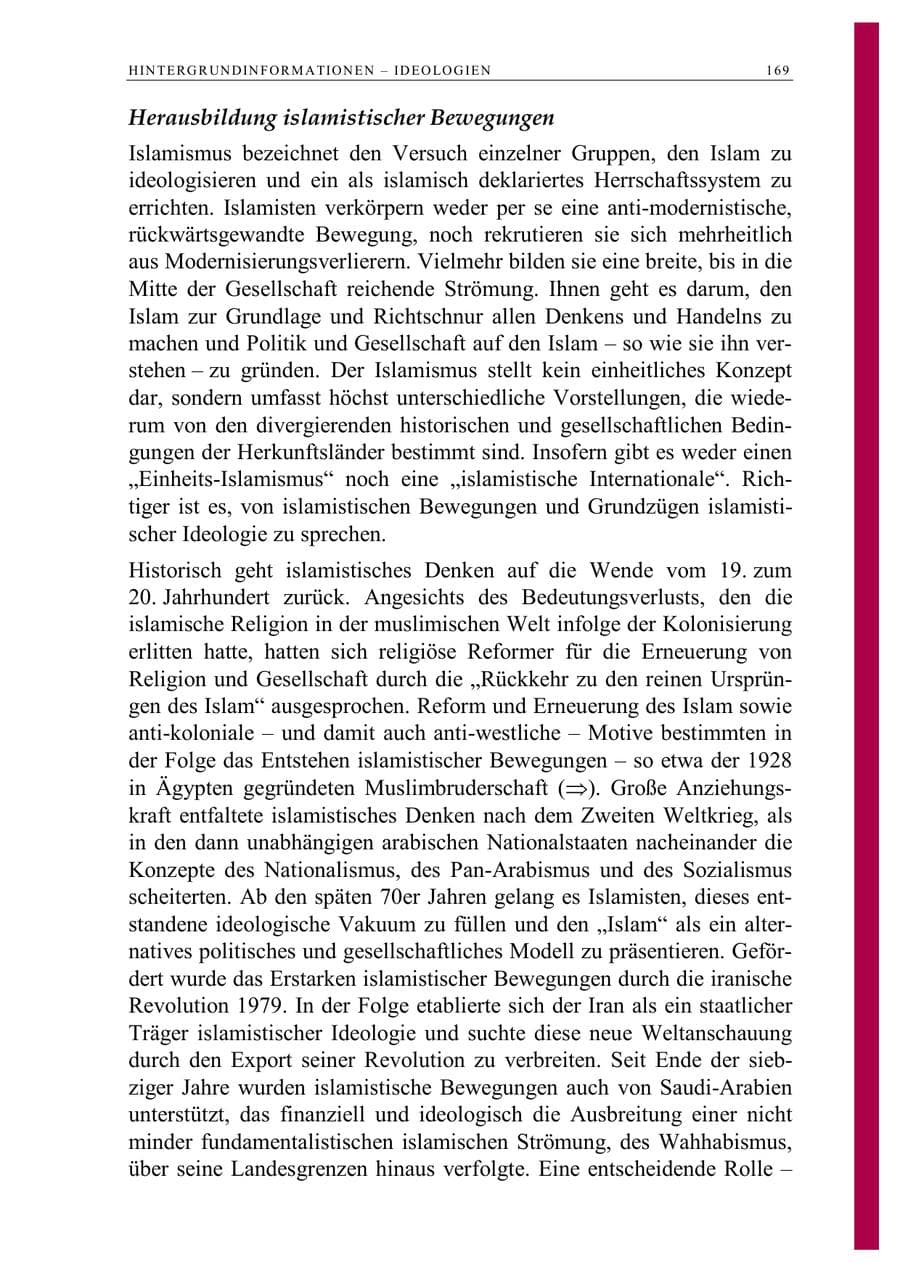 Seite 182 des Verfassungsschutzbericht 2006 Berlin