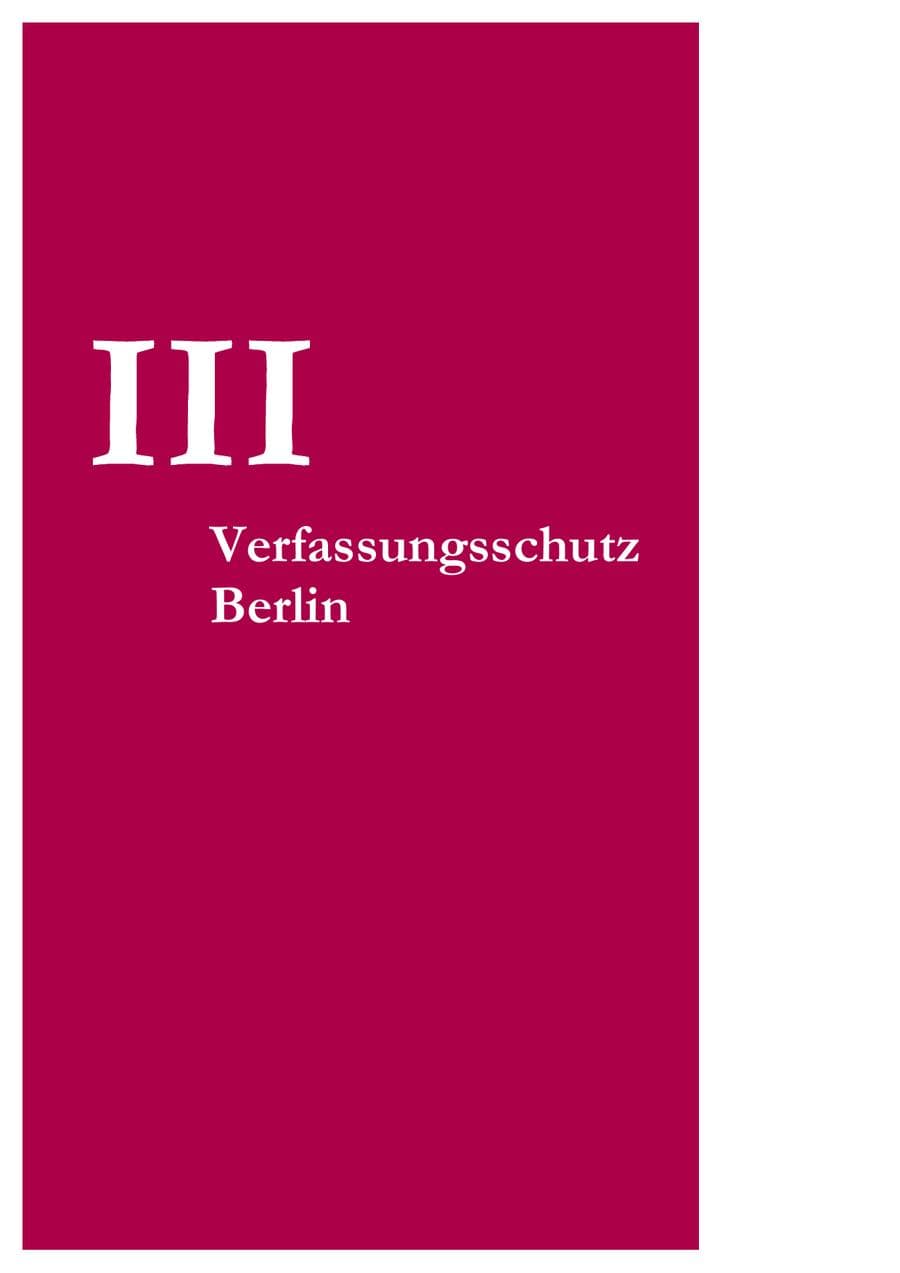 Seite 268 des Verfassungsschutzbericht 2006 Berlin