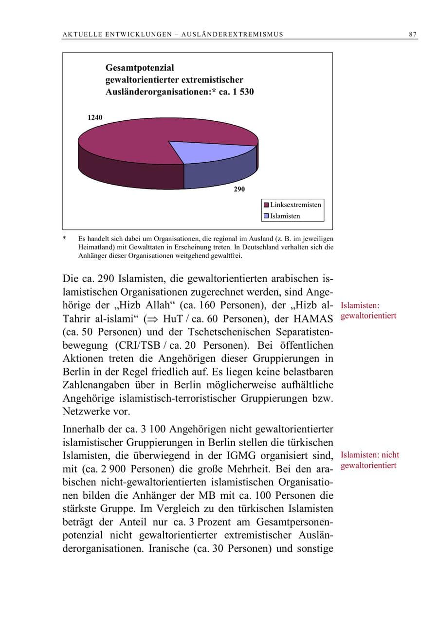 Seite 100 des Verfassungsschutzbericht 2006 Berlin