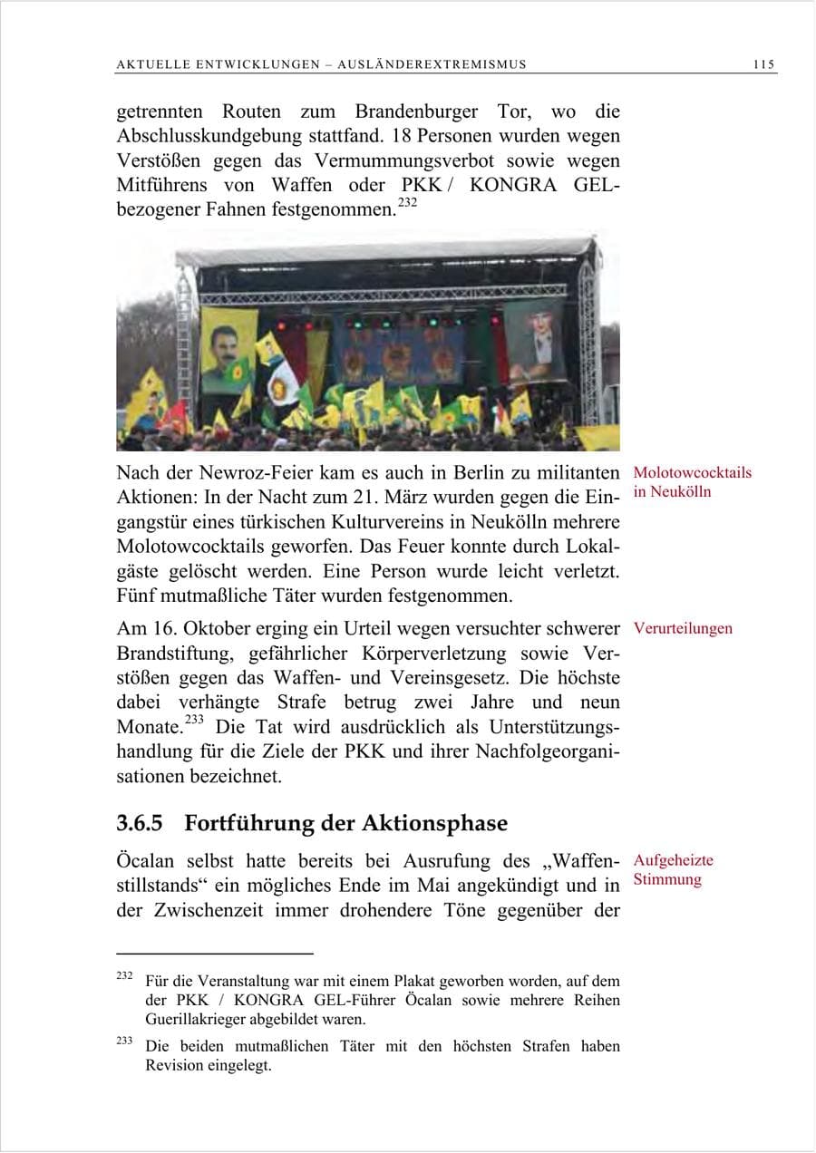 Seite 128 des Verfassungsschutzbericht 2007 Berlin