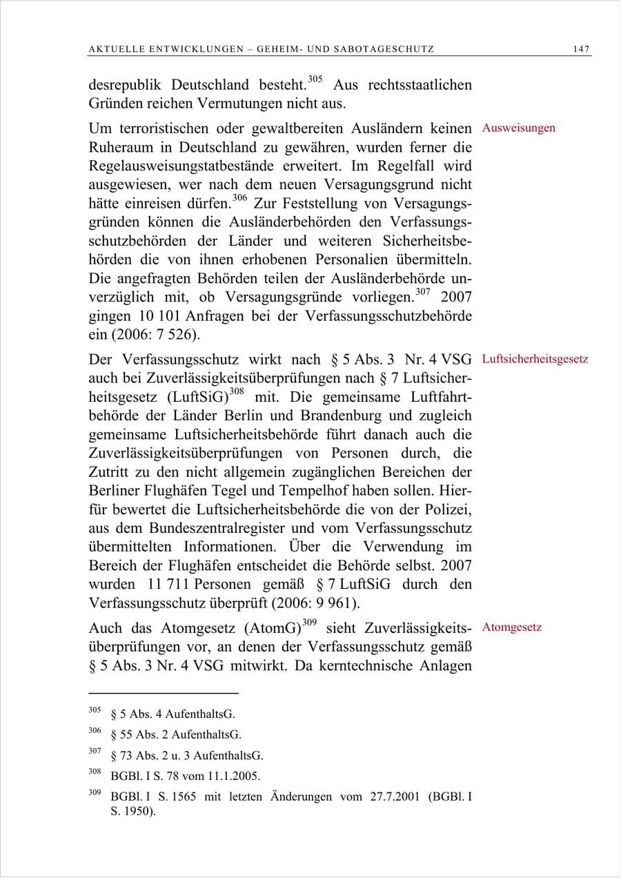 Seite 160 des Verfassungsschutzbericht 2007 Berlin