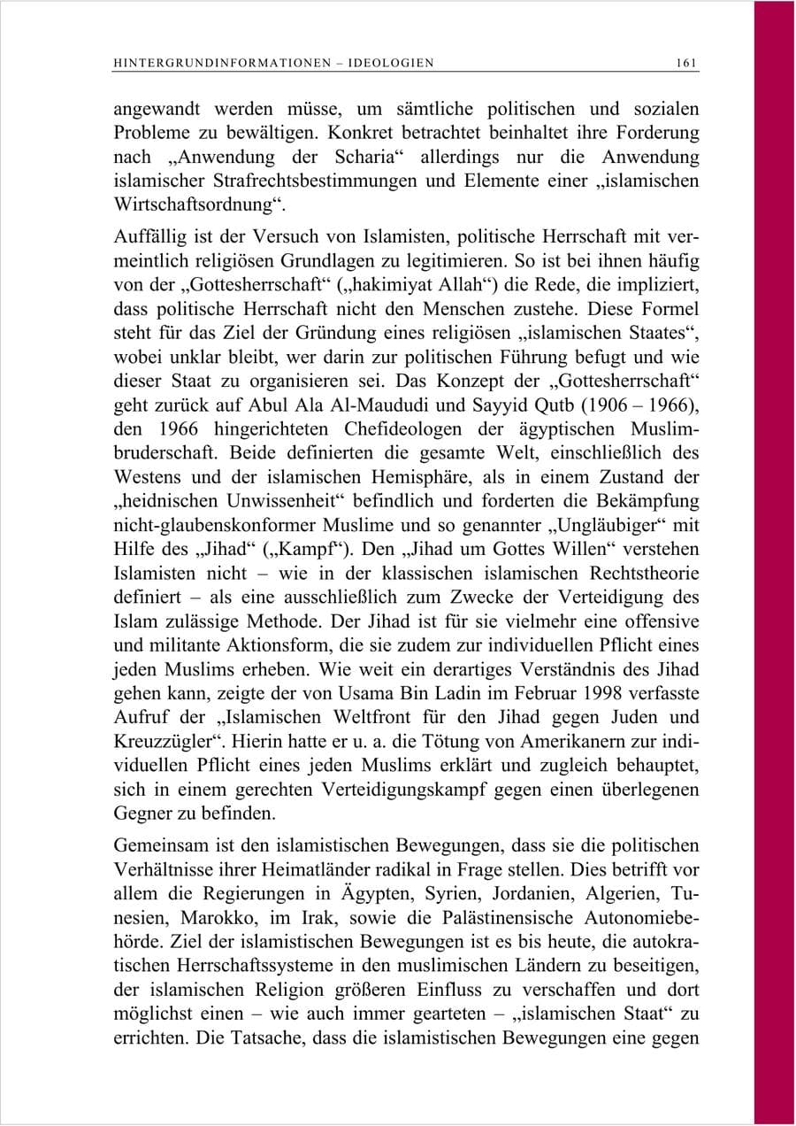 Seite 174 des Verfassungsschutzbericht 2007 Berlin