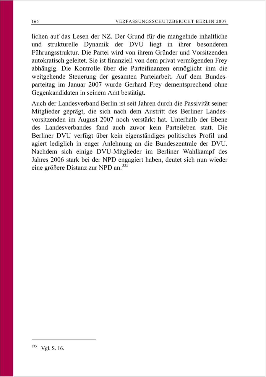 Seite 179 des Verfassungsschutzbericht 2007 Berlin
