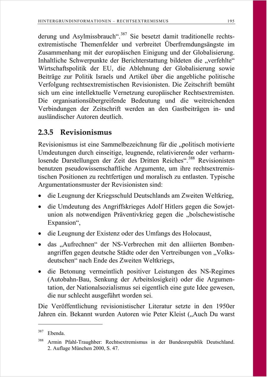 Seite 208 des Verfassungsschutzbericht 2007 Berlin