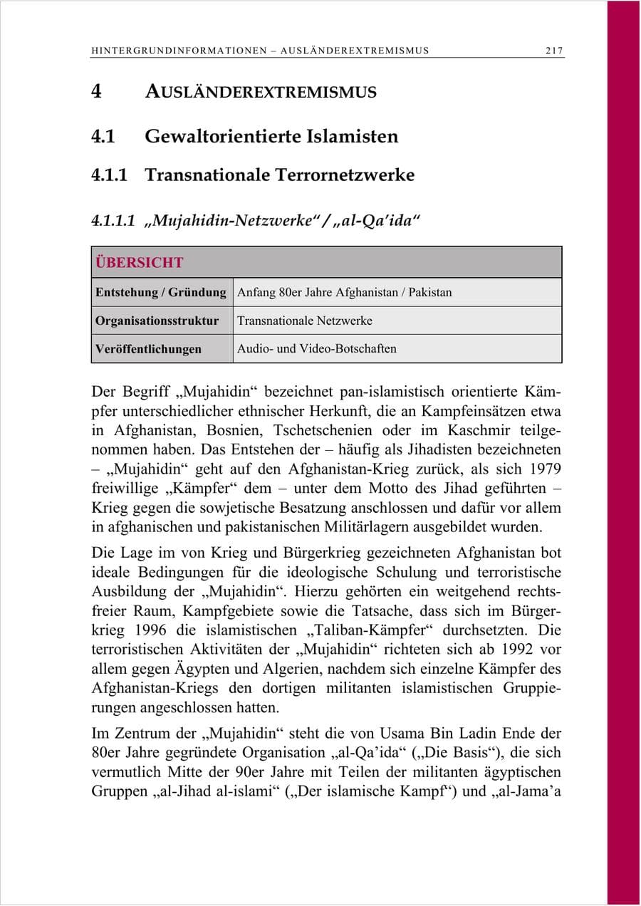 Seite 230 des Verfassungsschutzbericht 2007 Berlin