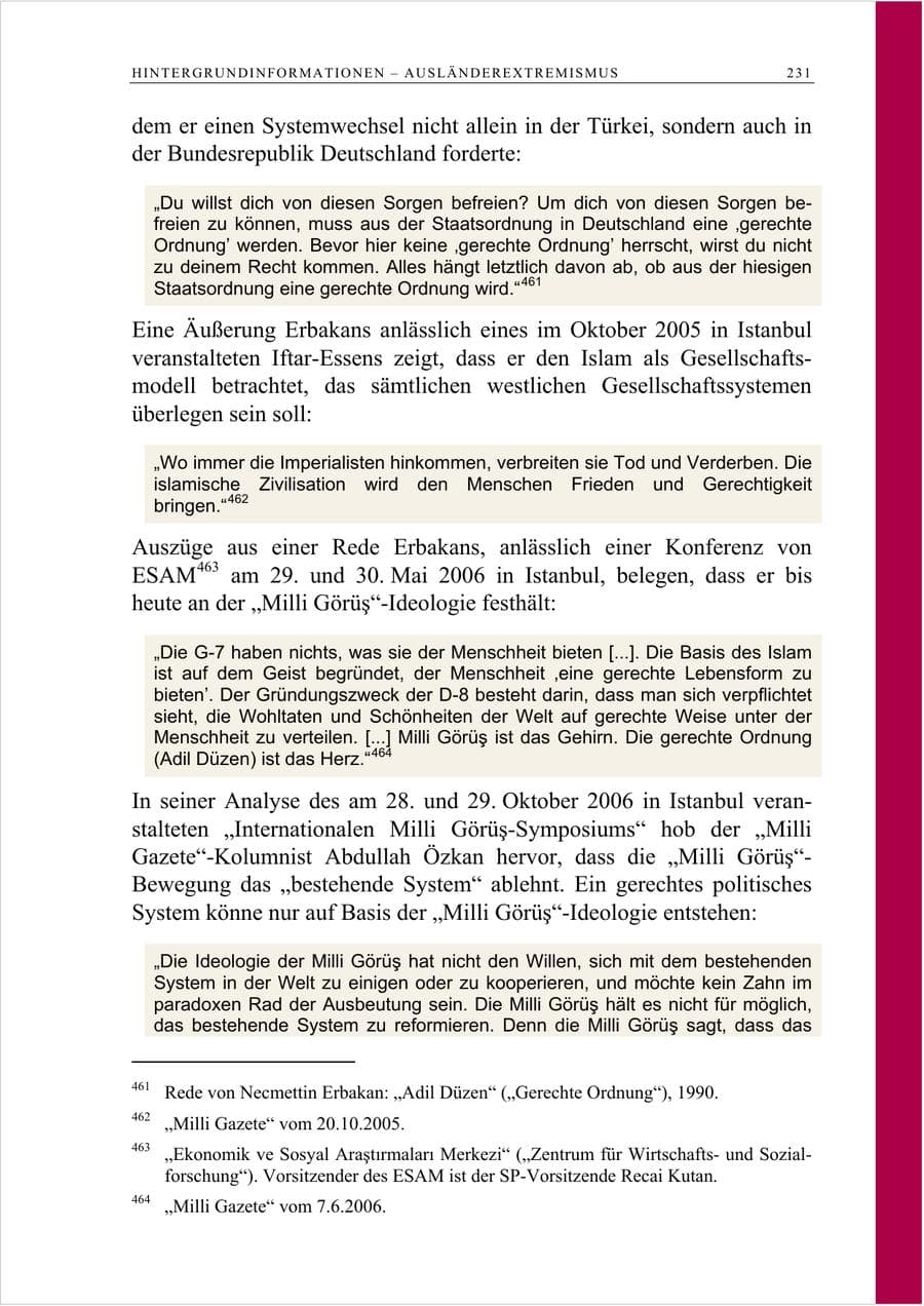 Seite 244 des Verfassungsschutzbericht 2007 Berlin