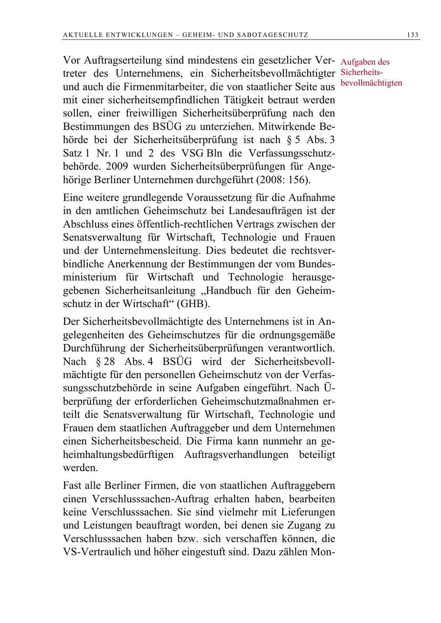 Seite 146 des Verfassungsschutzbericht 2009 Berlin