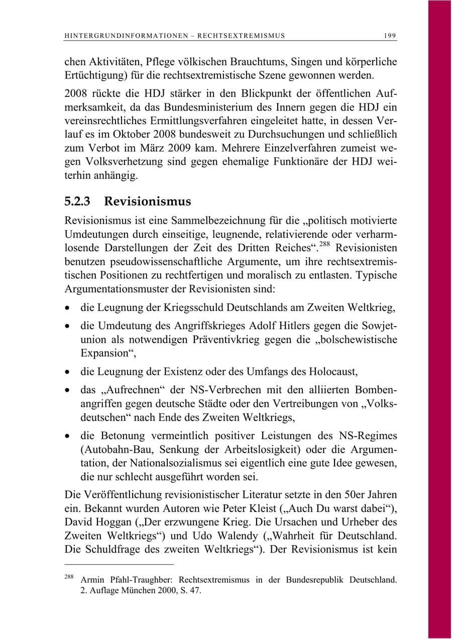Seite 212 des Verfassungsschutzbericht 2009 Berlin