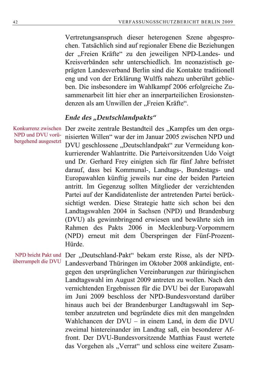 Seite 55 des Verfassungsschutzbericht 2009 Berlin