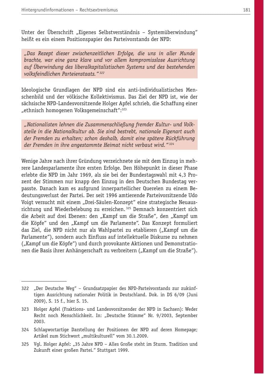 Seite 192 des Verfassungsschutzbericht 2010 Berlin