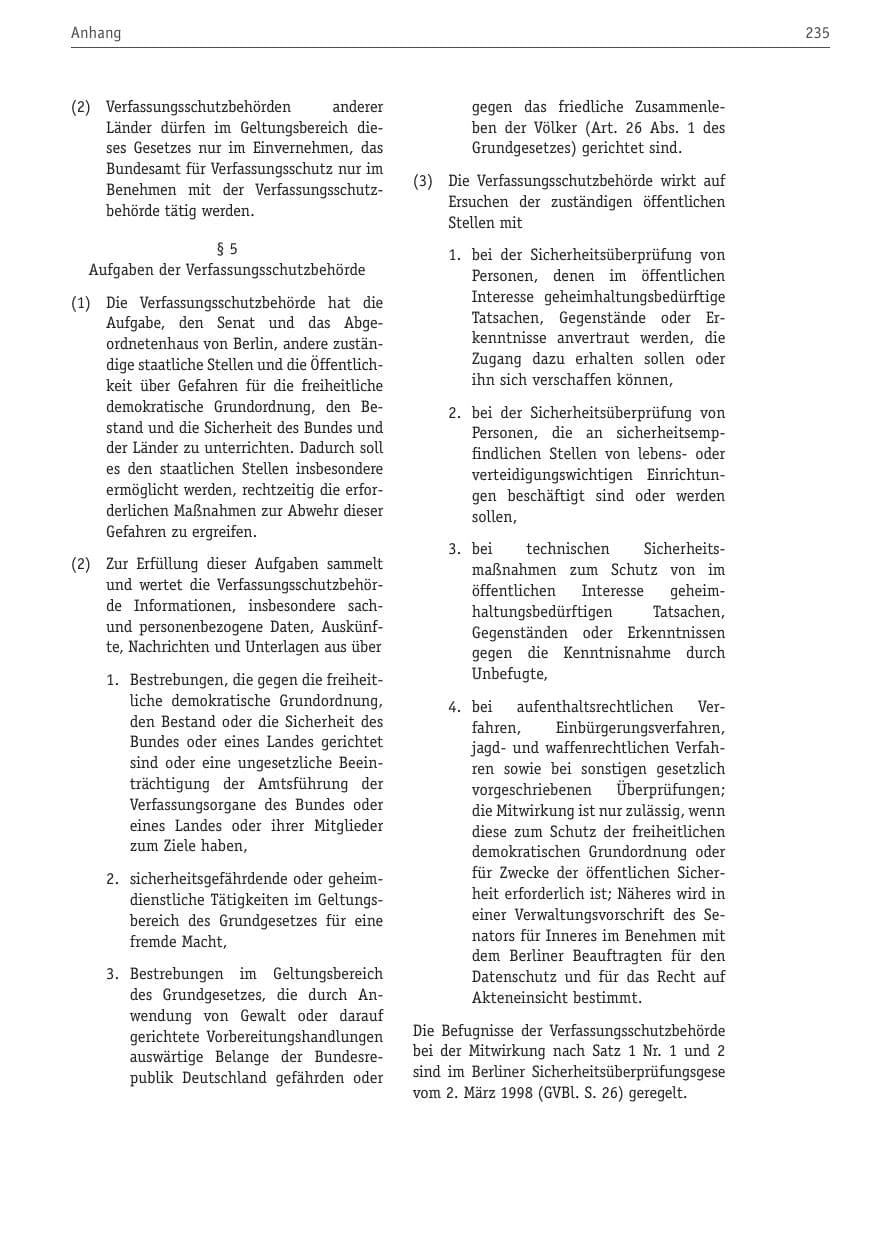 Seite 246 des Verfassungsschutzbericht 2010 Berlin