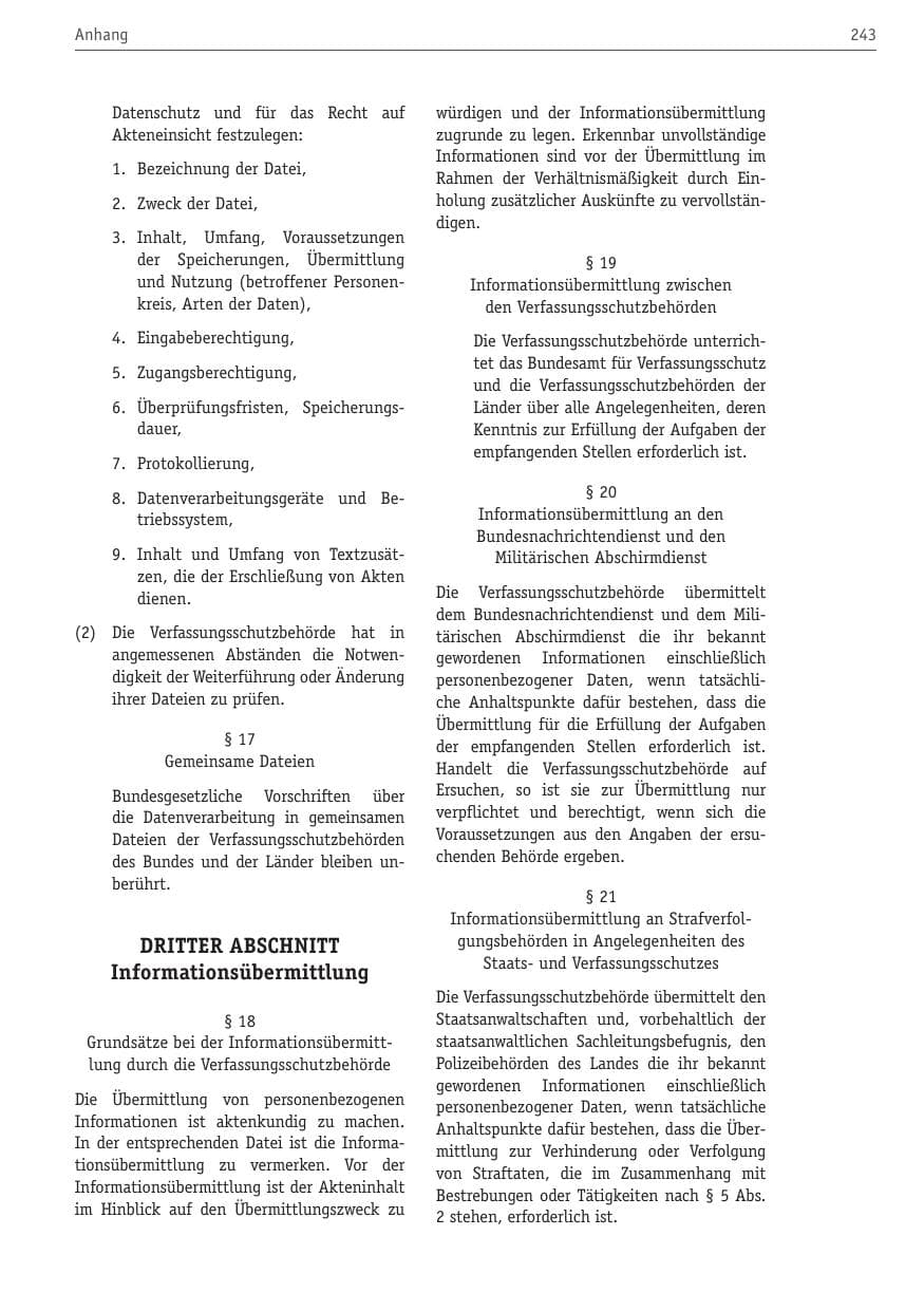 Seite 254 des Verfassungsschutzbericht 2010 Berlin