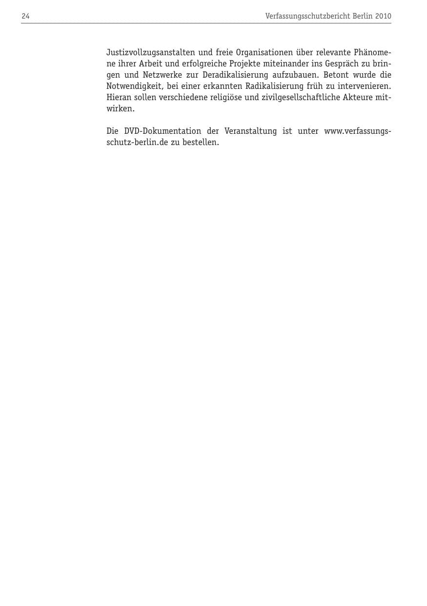 Seite 35 des Verfassungsschutzbericht 2010 Berlin