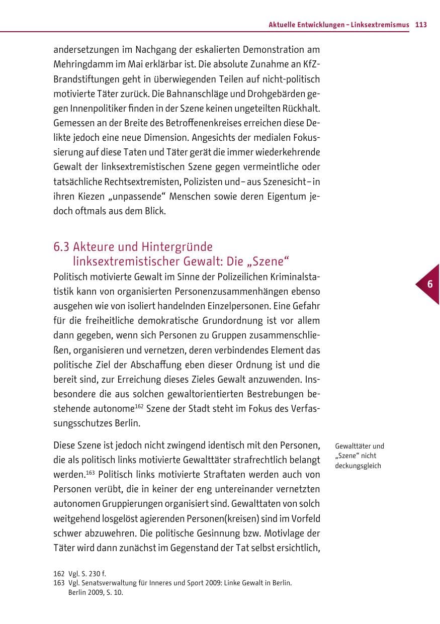 Seite 112 des Verfassungsschutzbericht 2011 Berlin