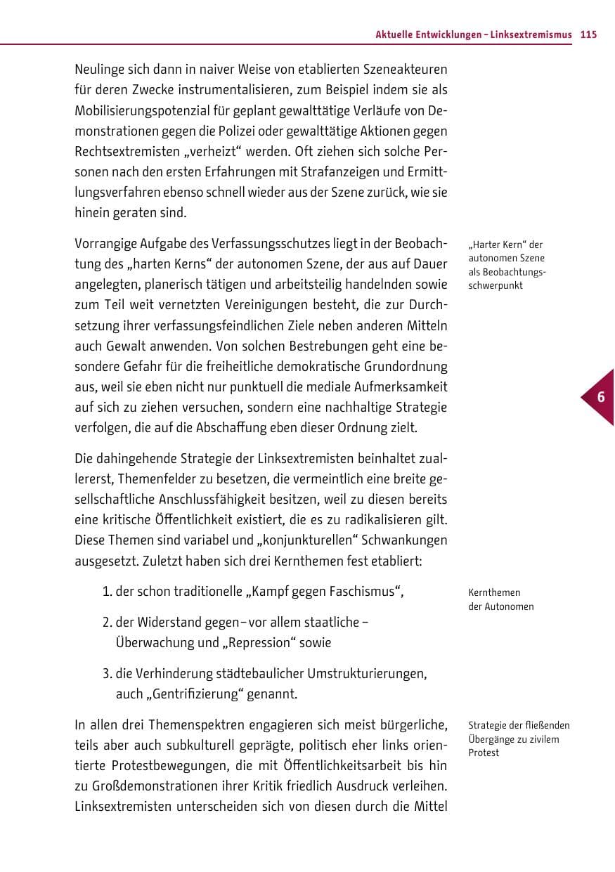 Seite 114 des Verfassungsschutzbericht 2011 Berlin