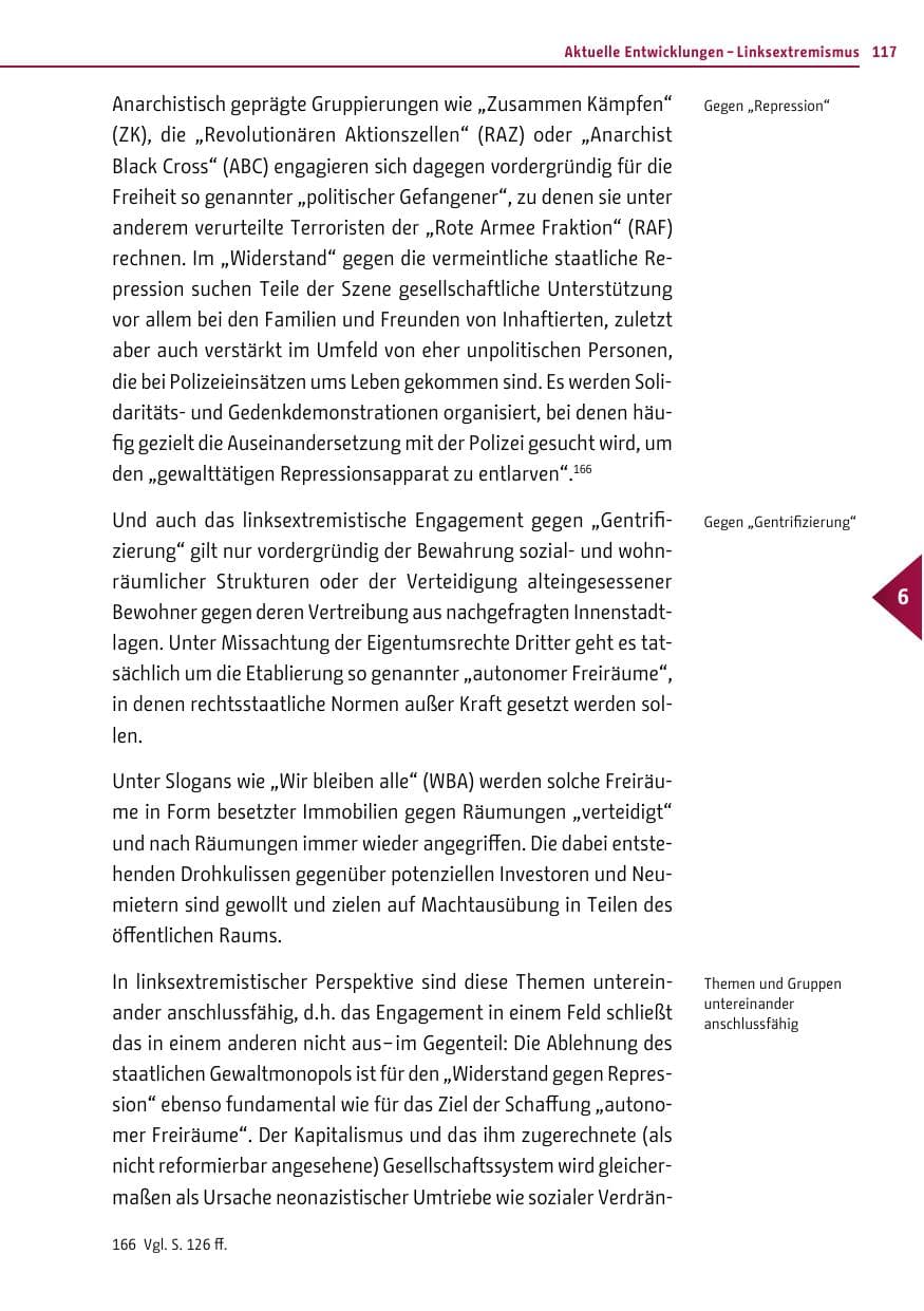 Seite 116 des Verfassungsschutzbericht 2011 Berlin