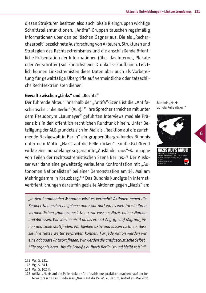 Seite 120 des Verfassungsschutzbericht 2011 Berlin