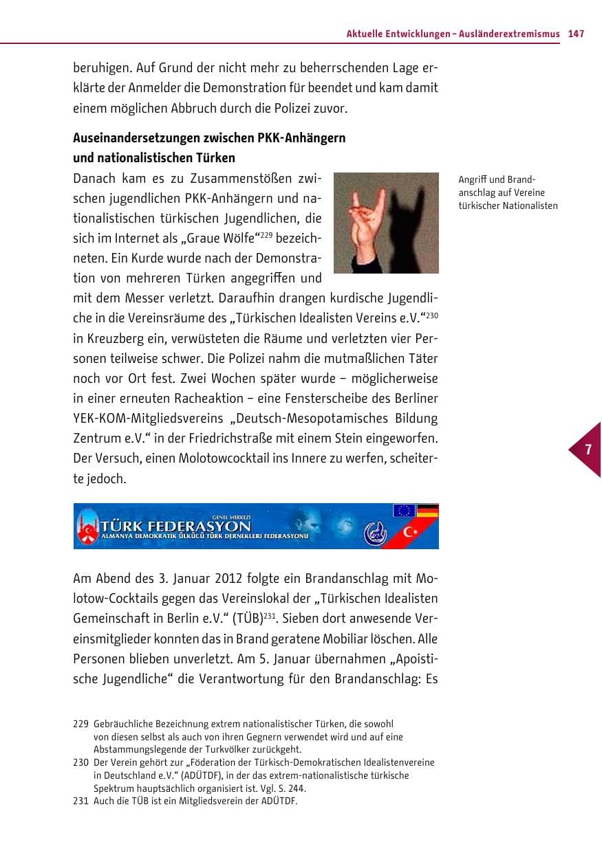 Seite 146 des Verfassungsschutzbericht 2011 Berlin