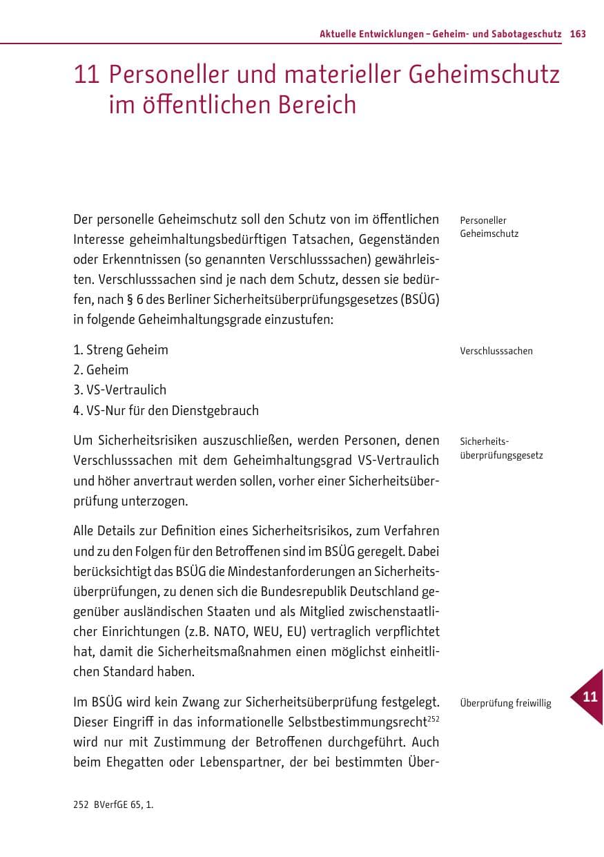 Seite 162 des Verfassungsschutzbericht 2011 Berlin