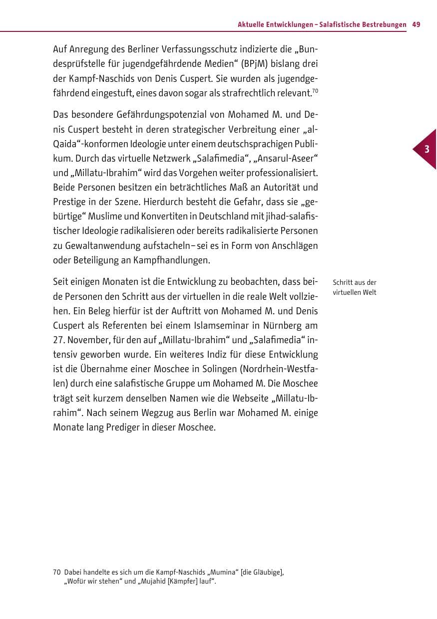 Seite 48 des Verfassungsschutzbericht 2011 Berlin