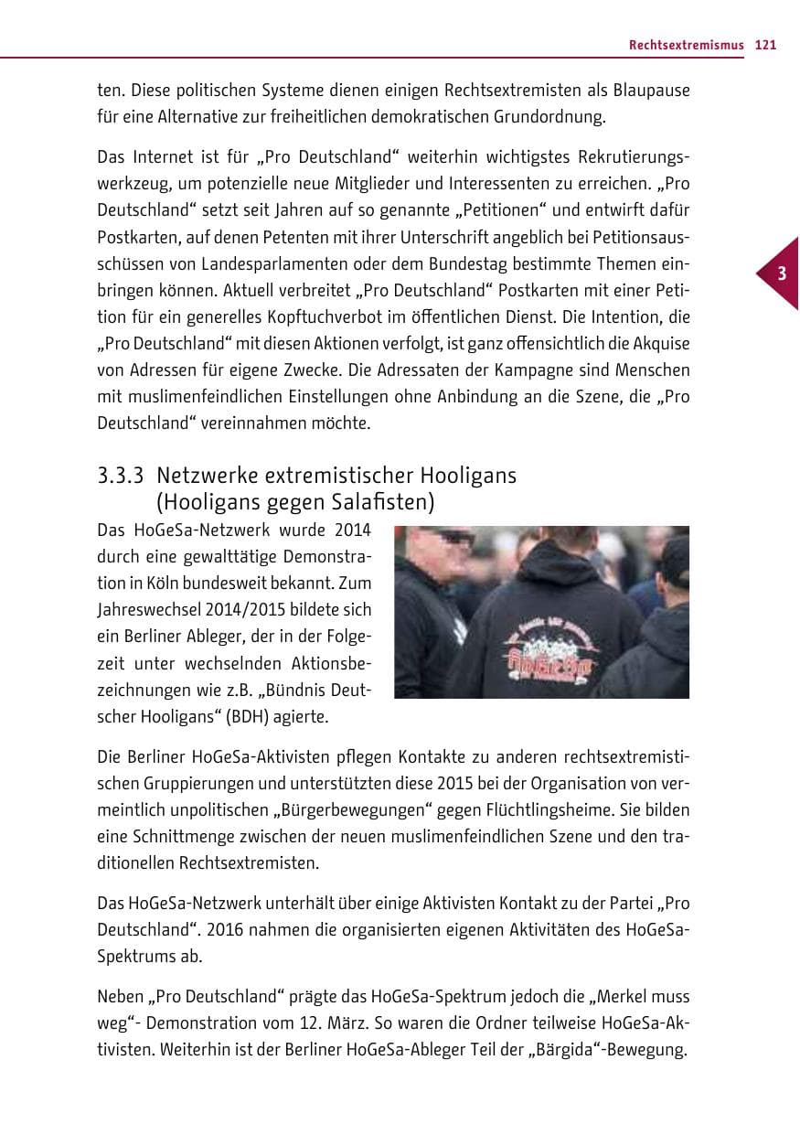 Seite 120 des Verfassungsschutzbericht 2016 Berlin