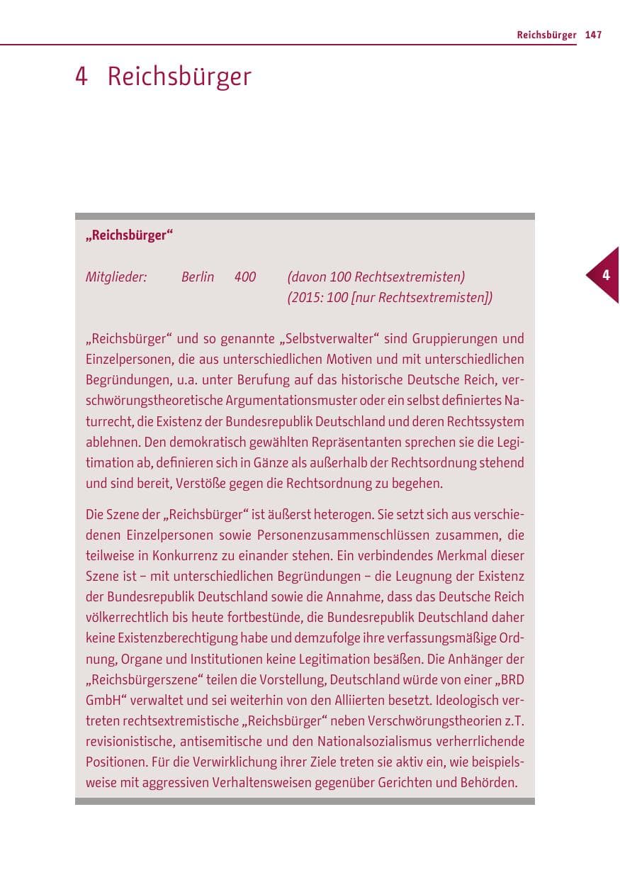Seite 146 des Verfassungsschutzbericht 2016 Berlin