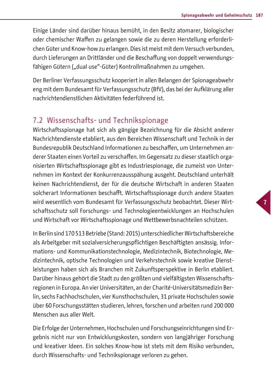 Seite 186 des Verfassungsschutzbericht 2016 Berlin