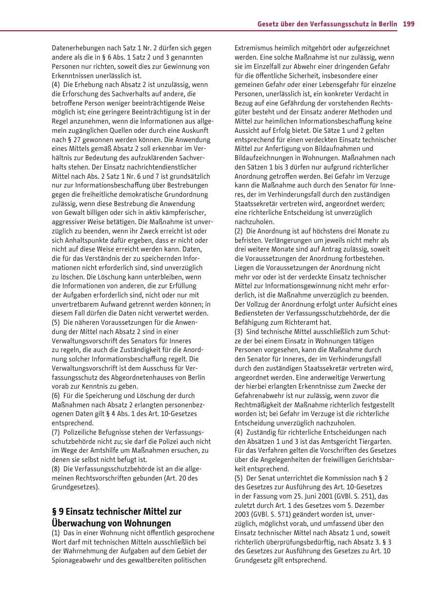 Seite 198 des Verfassungsschutzbericht 2016 Berlin