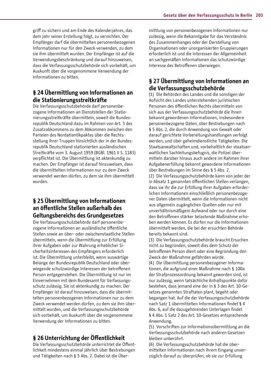 Seite 202 des Verfassungsschutzbericht 2016 Berlin
