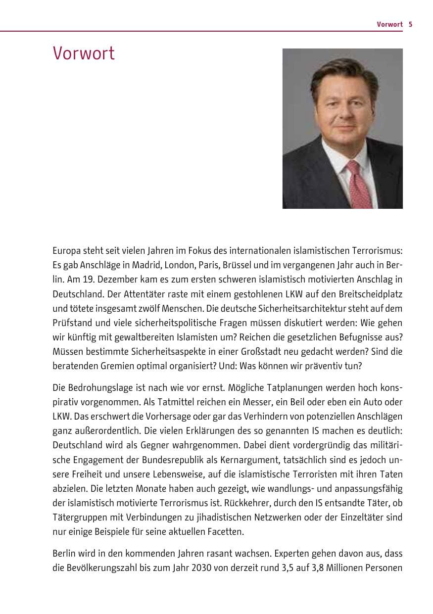 Seite 4 des Verfassungsschutzbericht 2016 Berlin