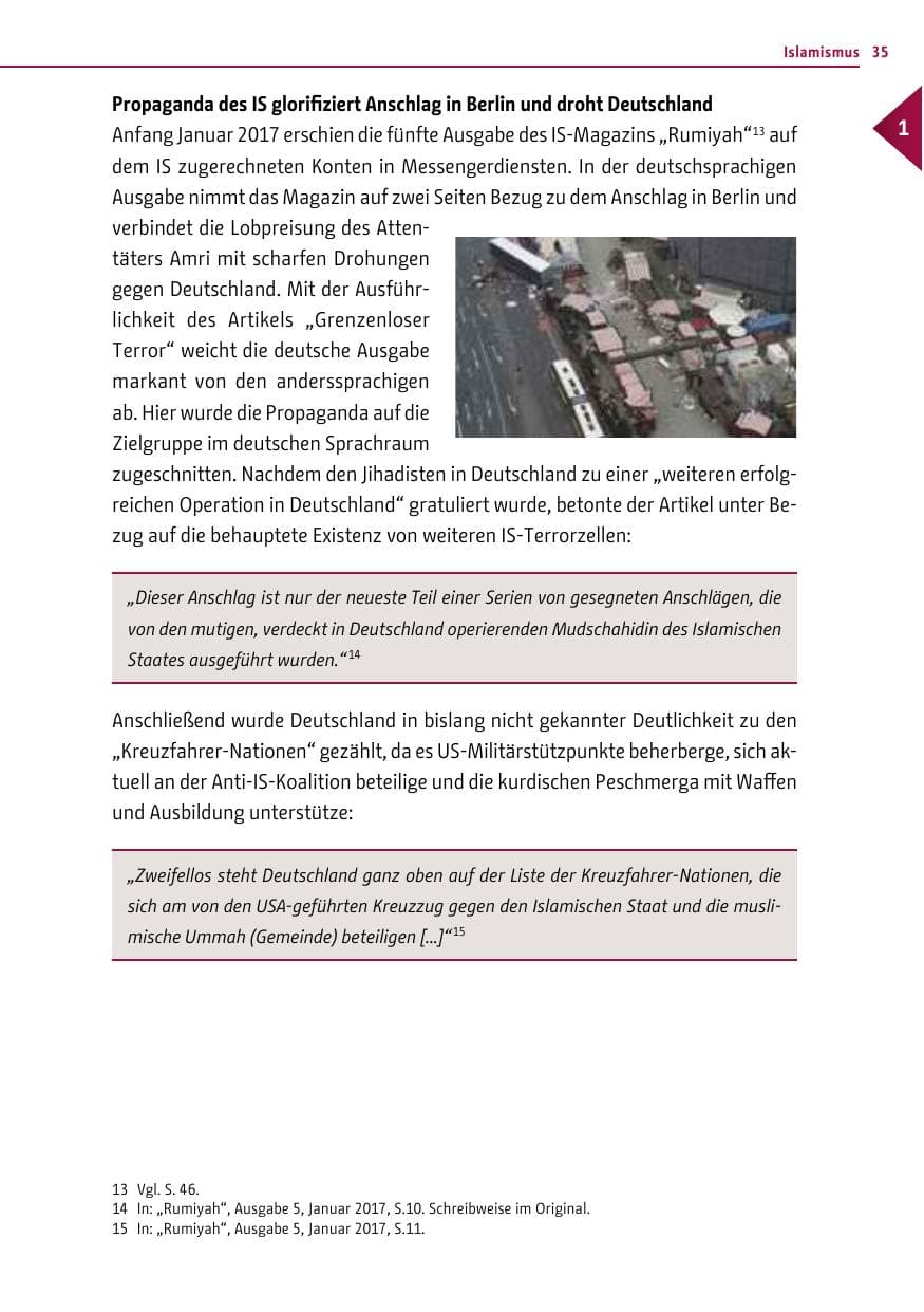 Seite 34 des Verfassungsschutzbericht 2016 Berlin