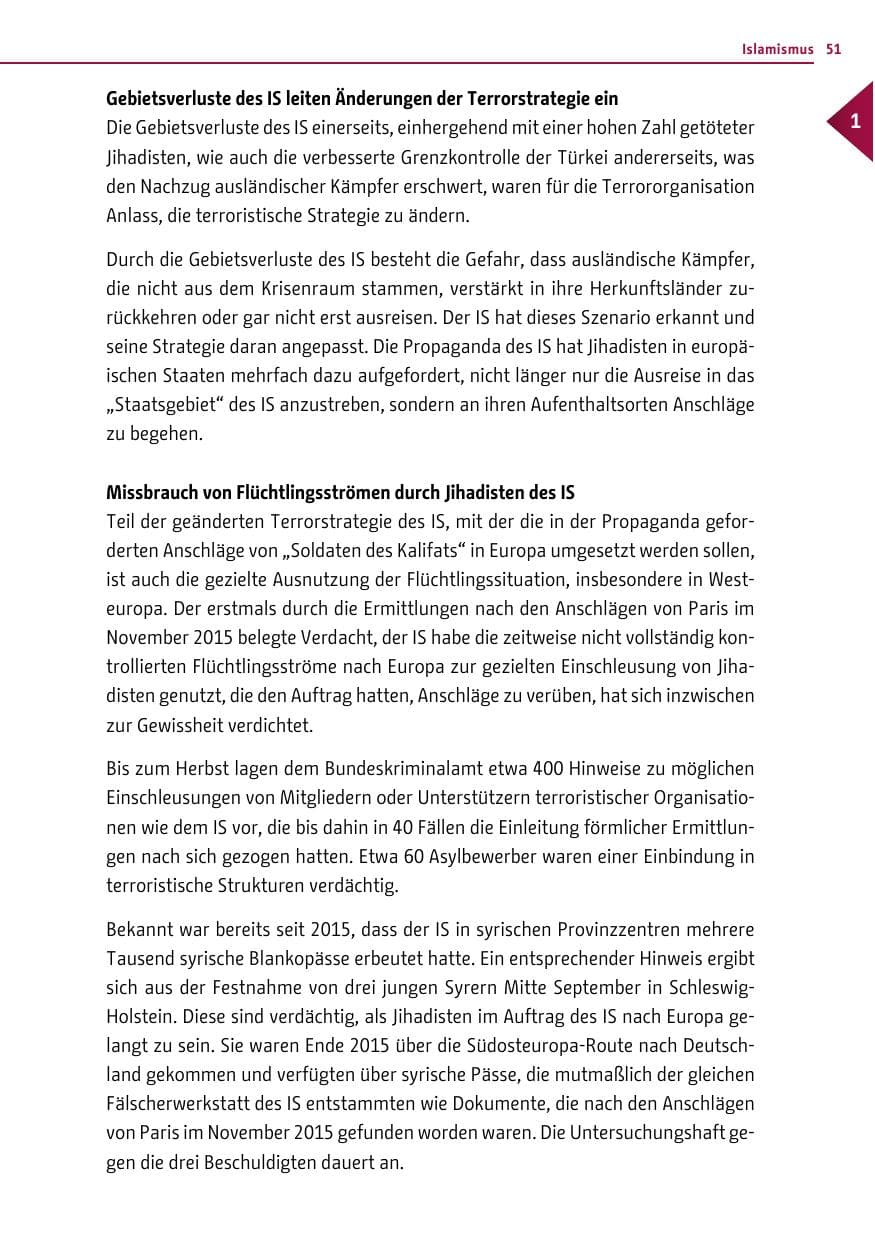 Seite 50 des Verfassungsschutzbericht 2016 Berlin