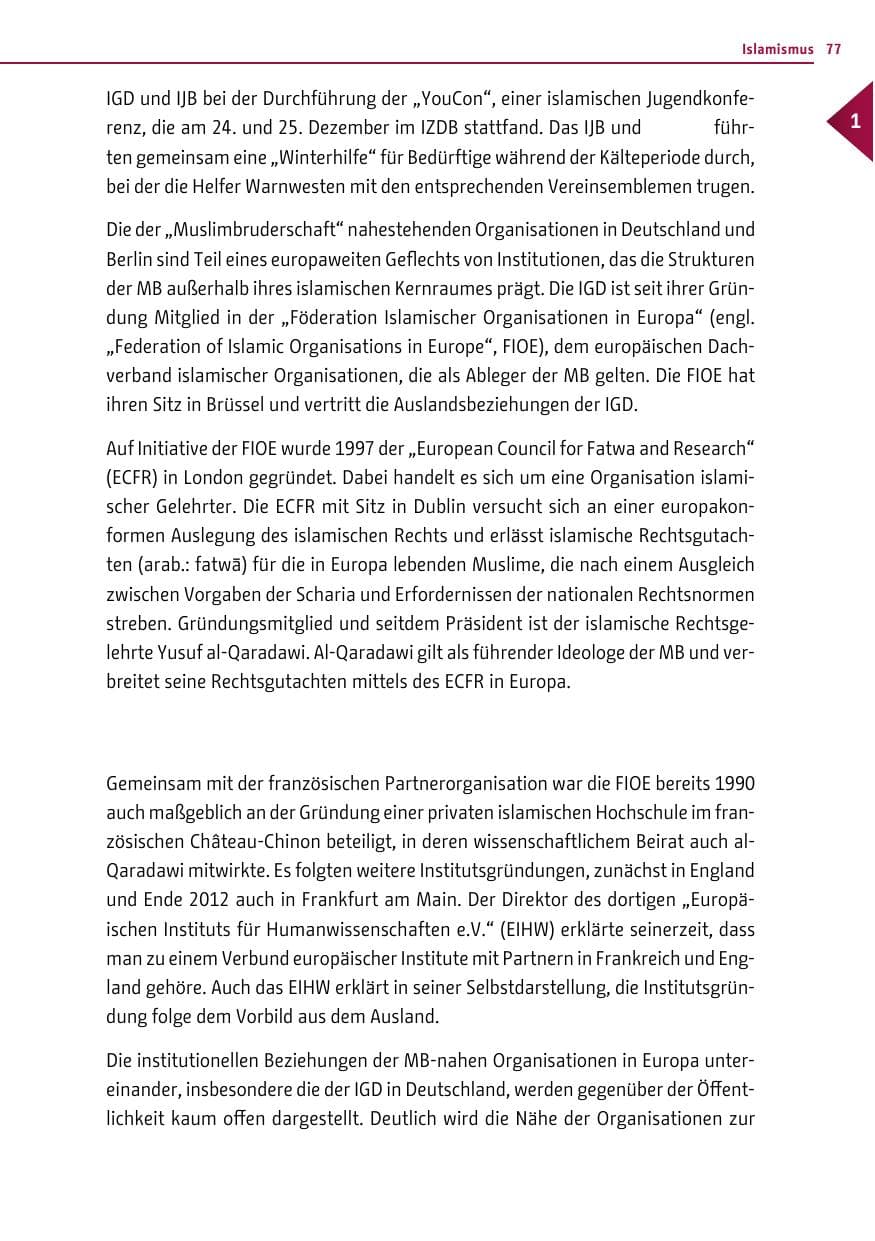 Seite 76 des Verfassungsschutzbericht 2016 Berlin