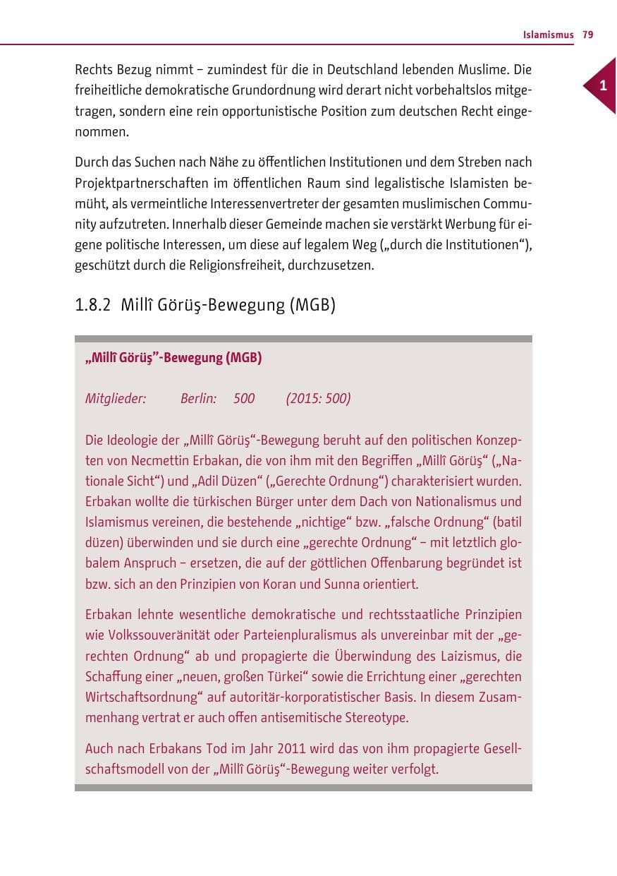 Seite 78 des Verfassungsschutzbericht 2016 Berlin