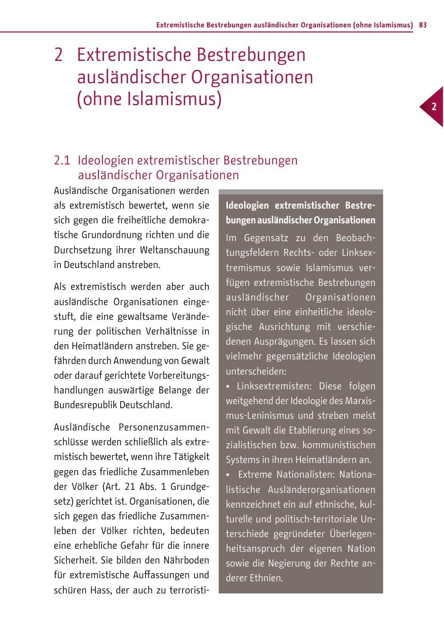 Seite 82 des Verfassungsschutzbericht 2016 Berlin
