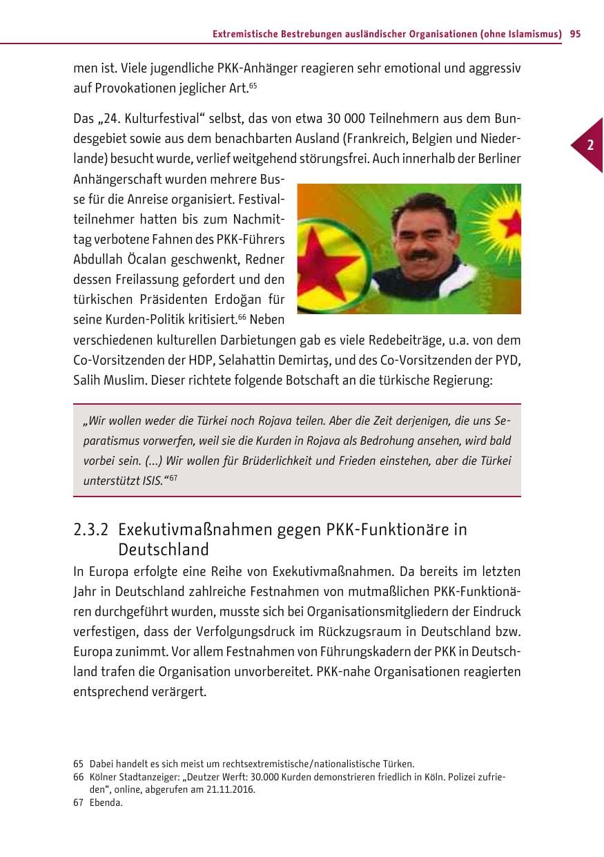 Seite 94 des Verfassungsschutzbericht 2016 Berlin