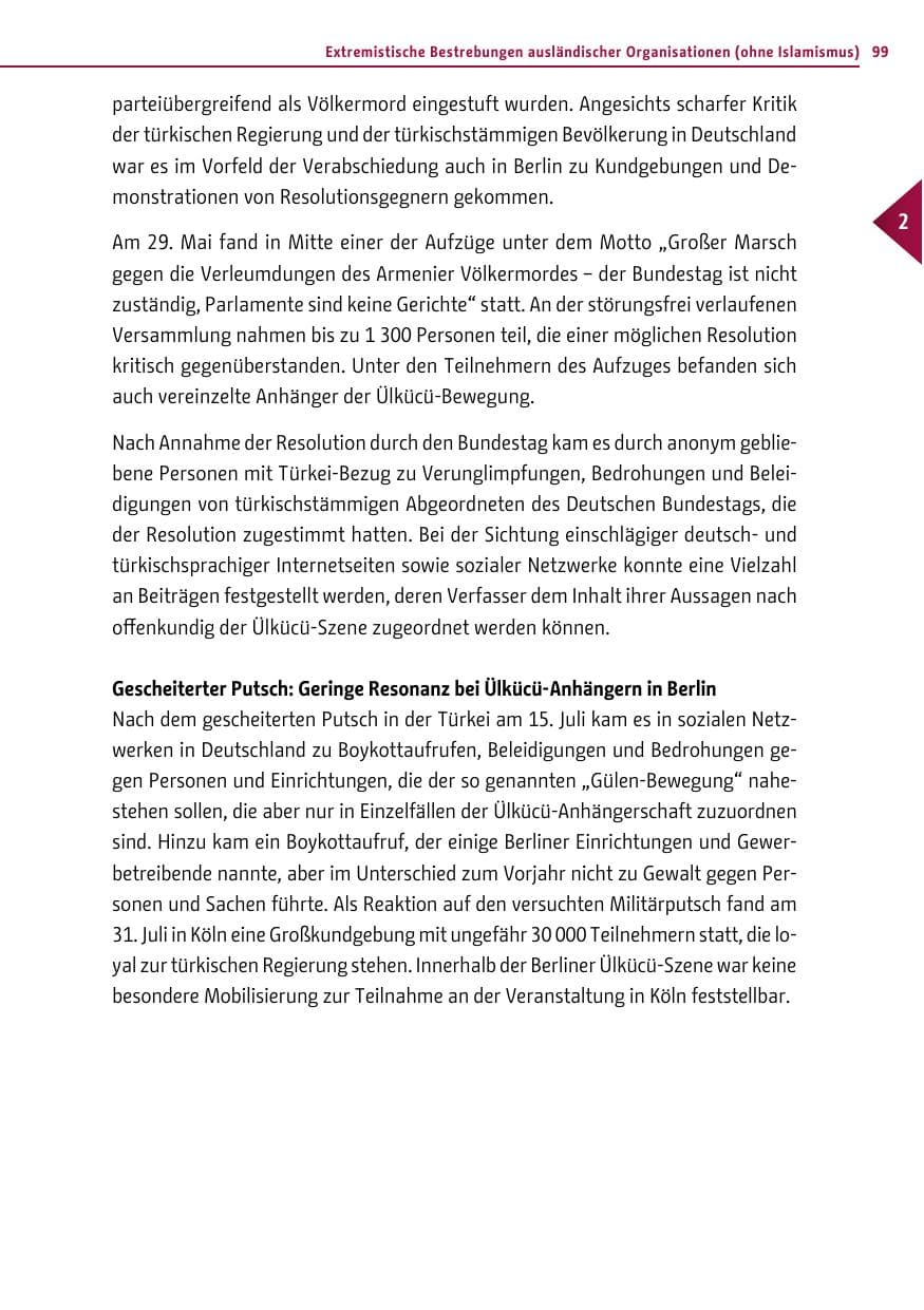 Seite 98 des Verfassungsschutzbericht 2016 Berlin