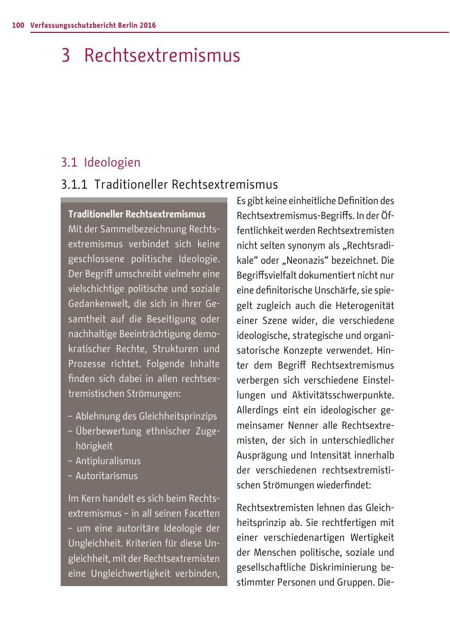 Seite 99 des Verfassungsschutzbericht 2016 Berlin