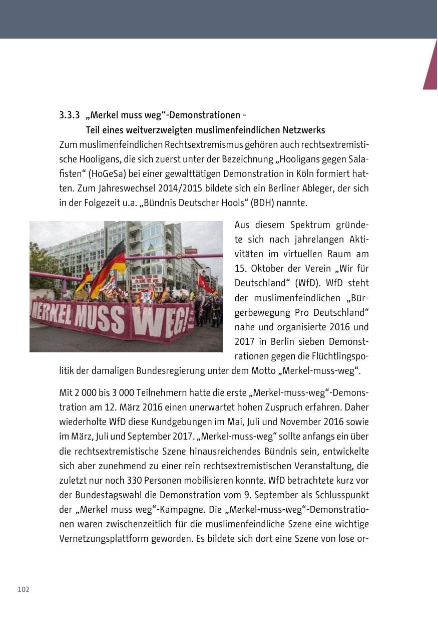 Seite 103 des Verfassungsschutzbericht 2017 Berlin